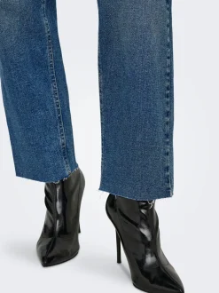 JDYLULLU Høy midje Straight Fit Ankellengde Jeans