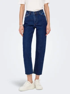 JDYLULLU Høy midje Straight Fit Ankellengde Jeans