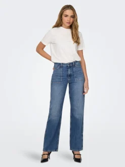 JDYMAYA Høy midje Wide Leg Fit Jeans