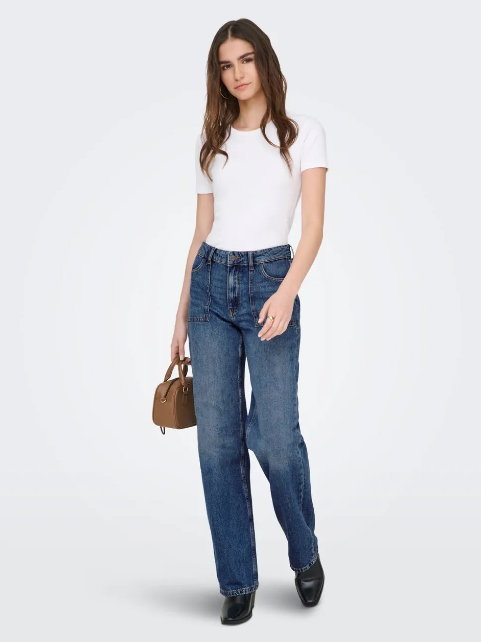 JDYMAYA Høy midje Wide Leg Fit Jeans
