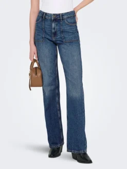JDYMAYA Høy midje Wide Leg Fit Jeans