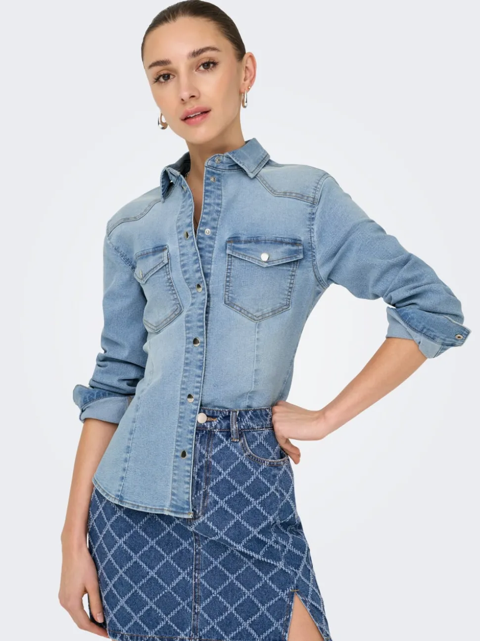 JDYMOON Denimskjorte