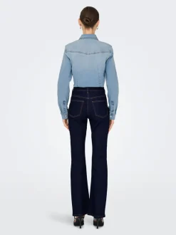 JDYMOON Høy midje Bootcut Fit Jeans