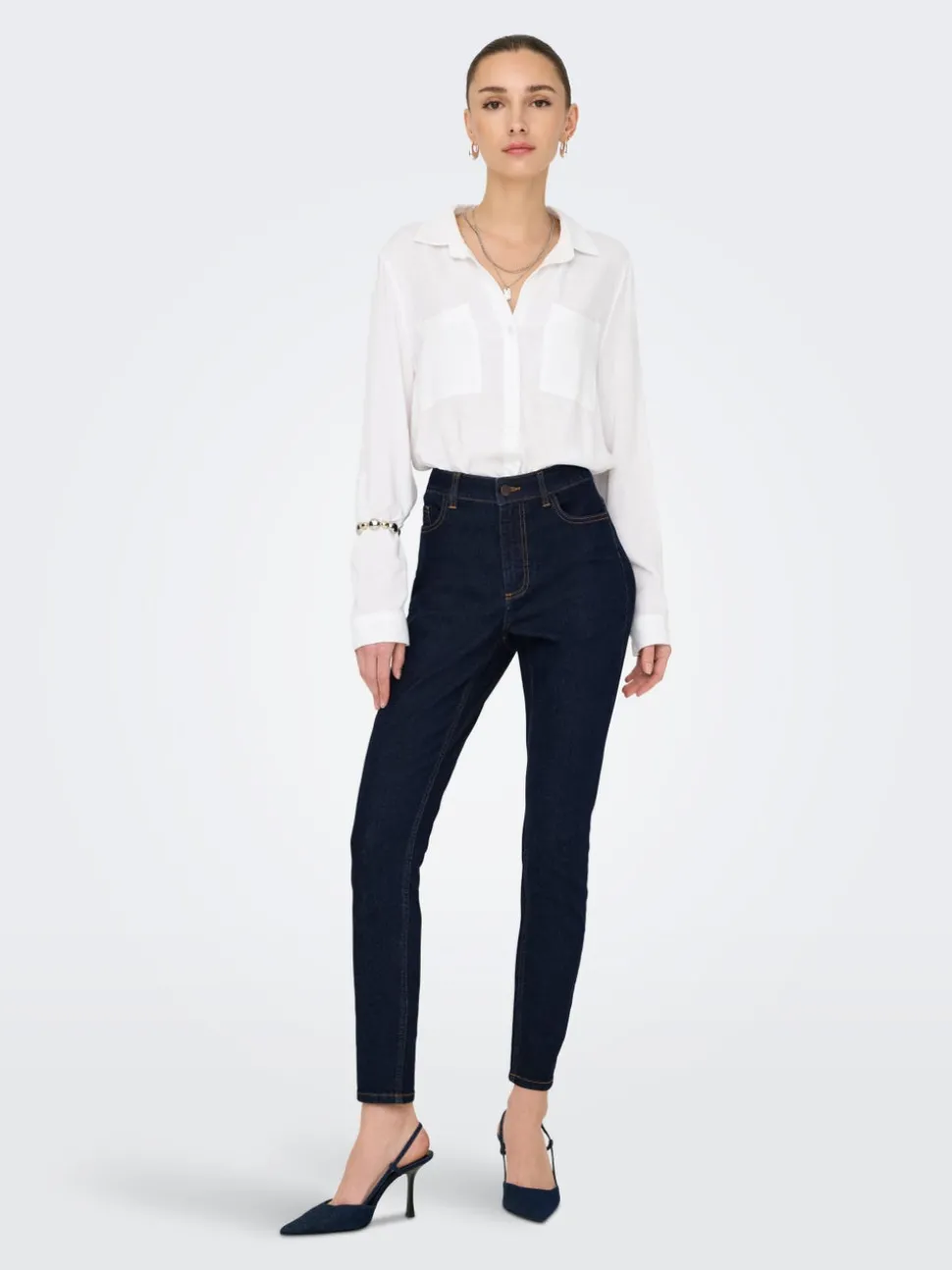 JDYMOON Høy midje Skinny Fit Jeans