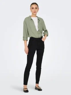 JDYMOON Høy midje Skinny Fit Ankellengde Jeans