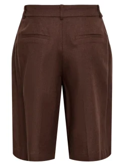 JDYNAOMI Middels høy midje Loose fit Lin Bermudashorts