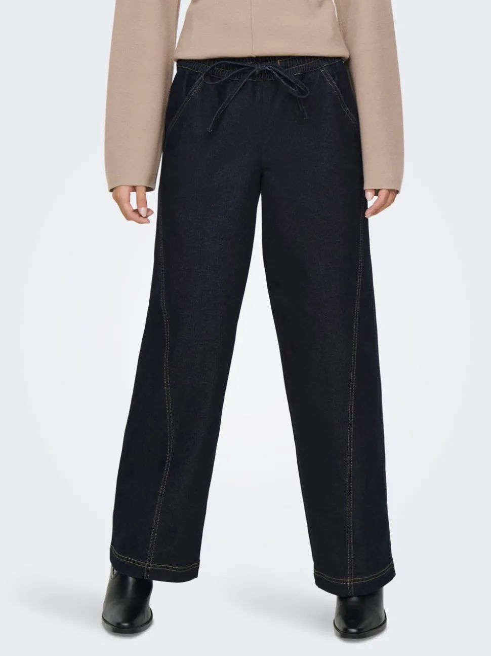 JDYRICKY Middels høy midje Wide Leg Fit Jeans