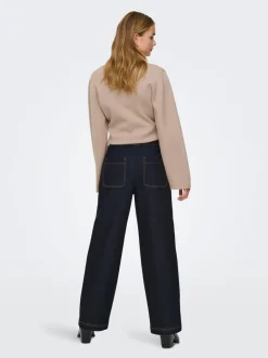 JDYRICKY Middels høy midje Wide Leg Fit Jeans