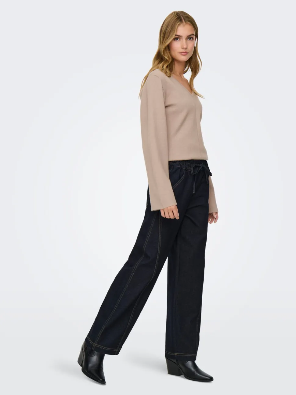 JDYRICKY Middels høy midje Wide Leg Fit Jeans