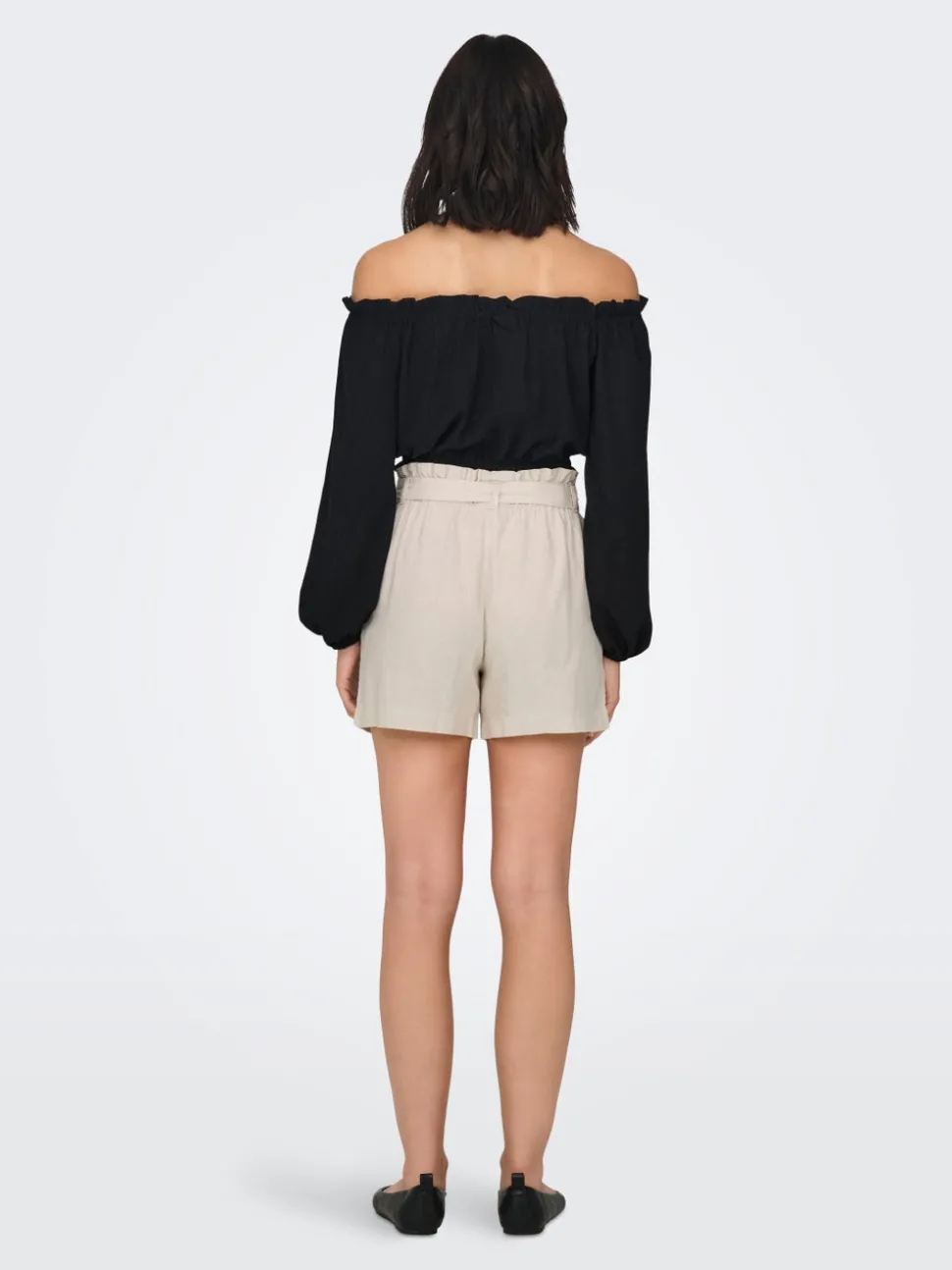 JDYSAY Middels høy midje Regular Fit Lin Shorts