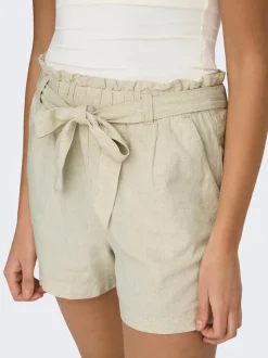 JDYSAY Middels høy midje Regular Fit Lin Shorts
