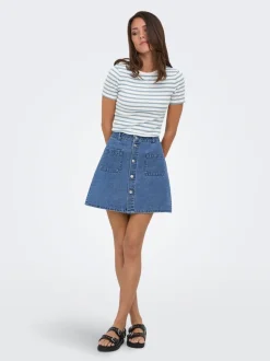 JDYSHIRAZ Denimskjørt Miniskjørt