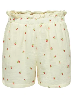JDYTHEIS Middels høy midje Regular Fit Paperbag-shorts