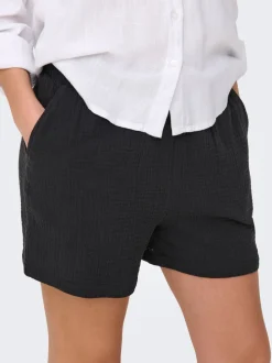 JDYTHEIS Middels høy midje Regular Fit Paperbag-shorts