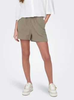 JDYTHEIS Middels høy midje Regular Fit Paperbag-shorts