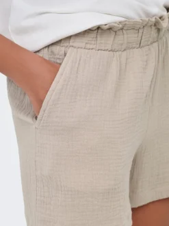 JDYTHEIS Middels høy midje Regular Fit Paperbag-shorts