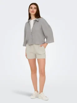 JDYTHEIS Middels høy midje Regular Fit Paperbag-shorts