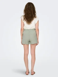 JDYTHEIS Middels høy midje Regular Fit Paperbag-shorts