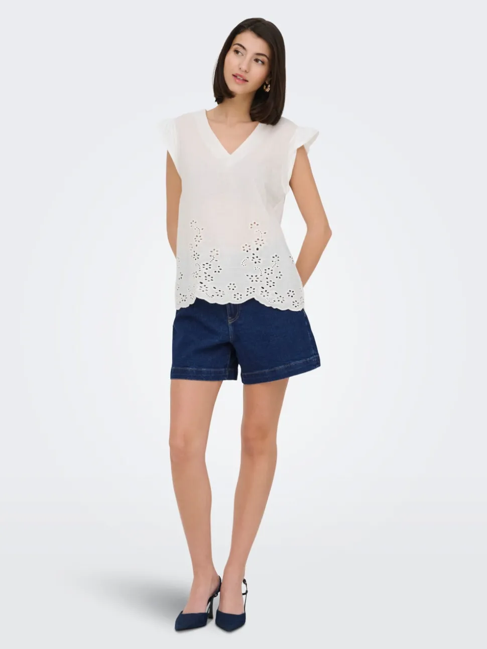 JDYVALERIE Høy midje Regular Fit Byshorts