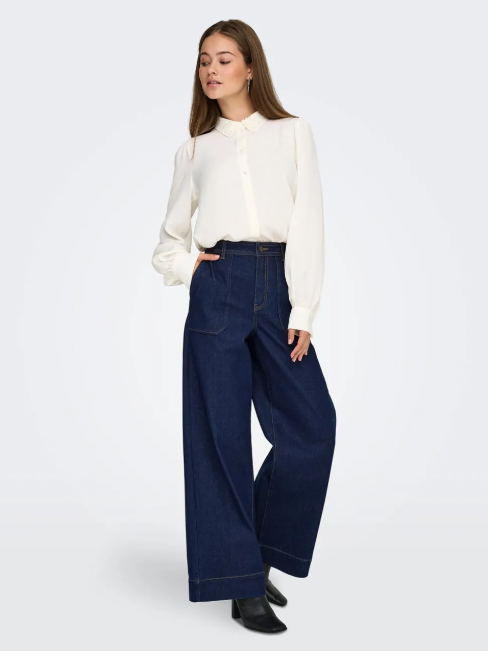 JDYVANNII Høy midje Wide Leg Fit Jeans