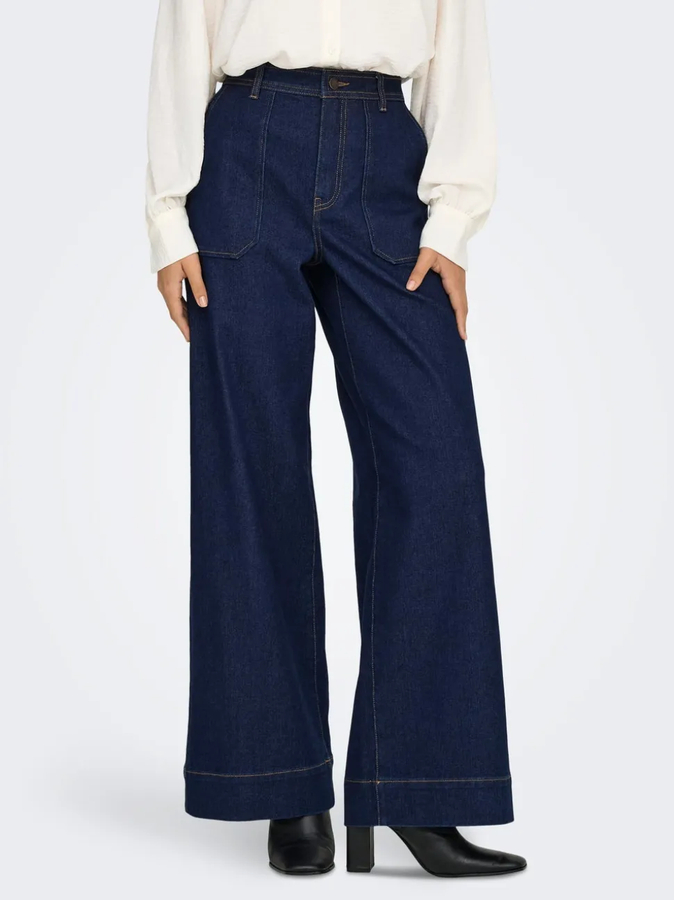 JDYVANNII Høy midje Wide Leg Fit Jeans