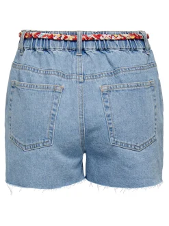 JDYZIGGA Høy midje Loose fit Denimshorts