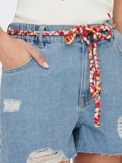 JDYZIGGA Høy midje Loose fit Denimshorts
