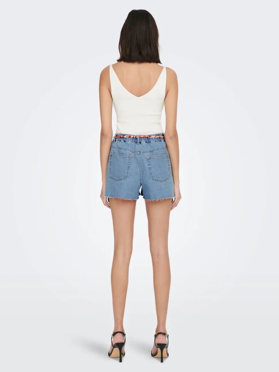 JDYZIGGA Høy midje Loose fit Denimshorts