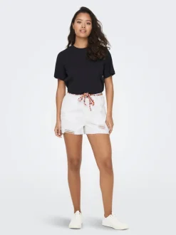 JDYZIGGA Høy midje Loose fit Denimshorts