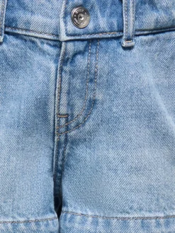 KMGCOMET Middels høy midje Wide Leg Fit Denimshorts