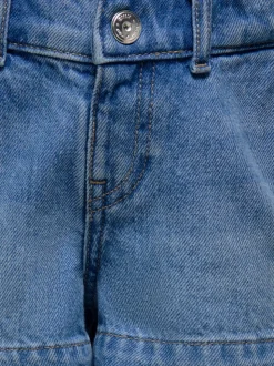 KMGCOMET Middels høy midje Wide Leg Fit Denimshorts