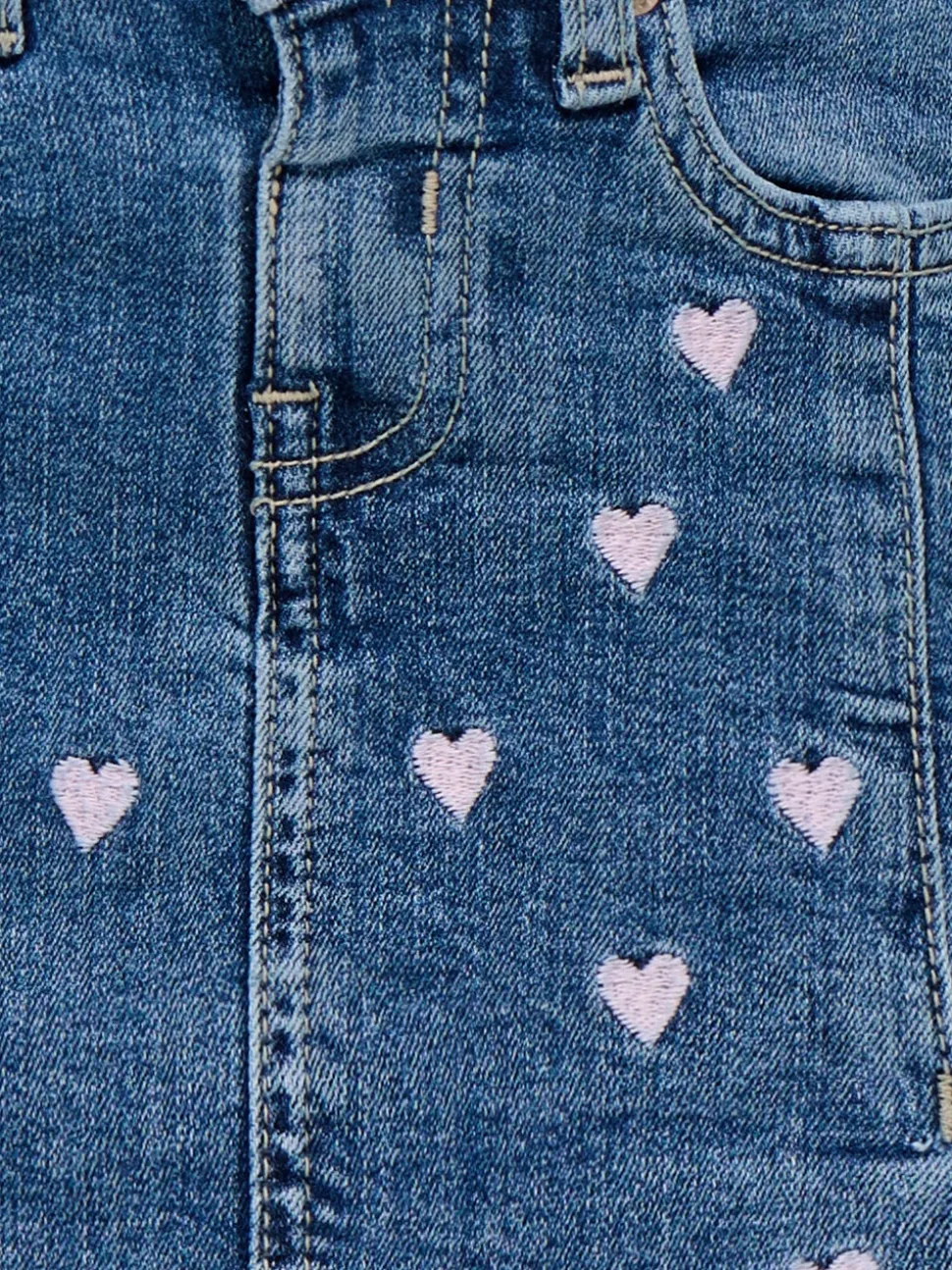 KMGHOXTON Denim Denimskjørt Kort skjørt