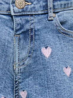 KMGJUICY Middels høy midje Regular Fit Denimshorts