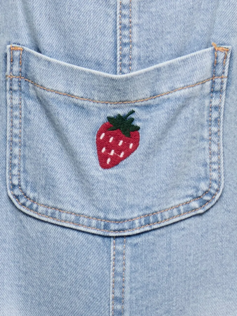 KMGLUCY Straight Fit Selebukser i denim