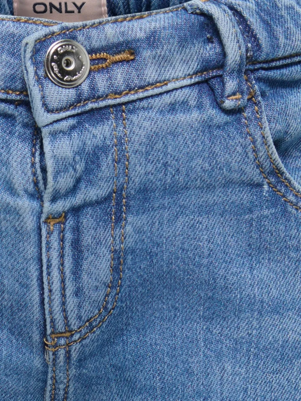 KMGVALENTINE Middels høy midje Straight Fit Jeans