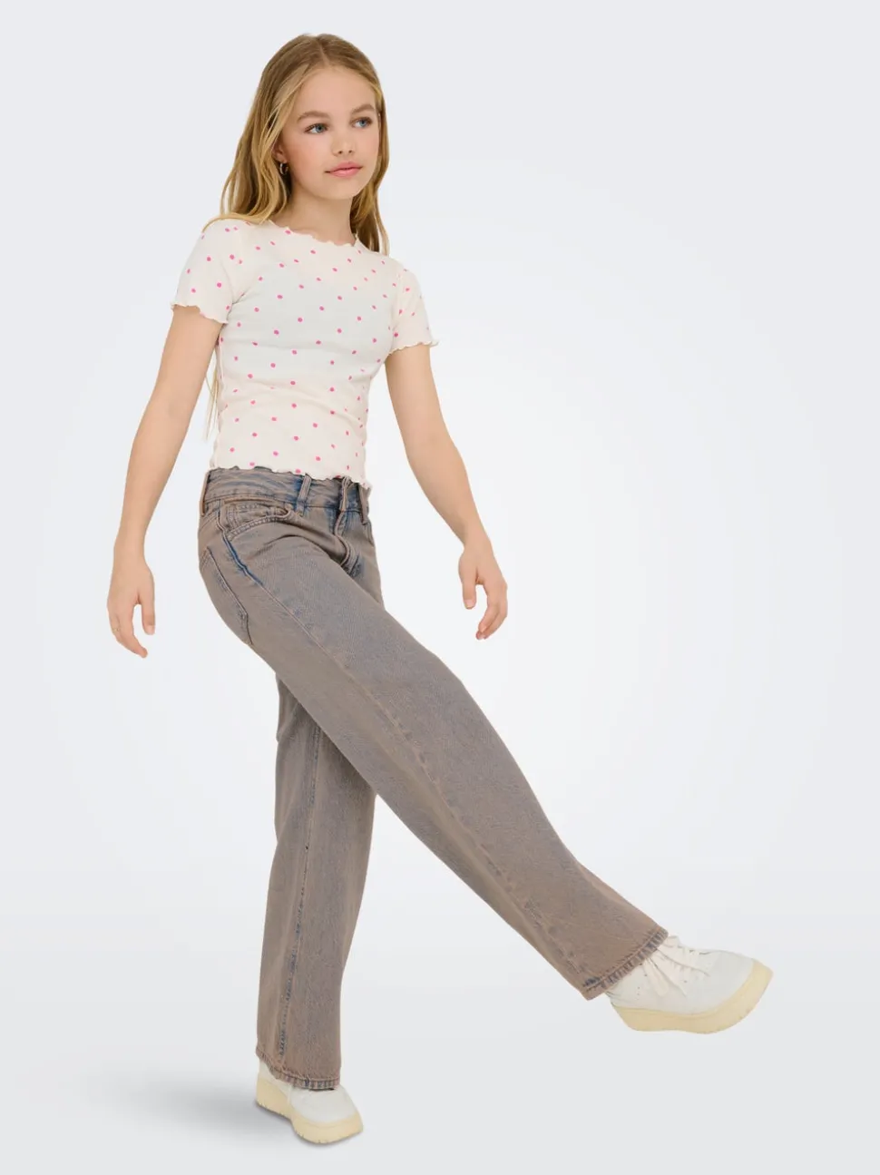 KOGBAXTER Høy midje Wide Leg Fit Jeans