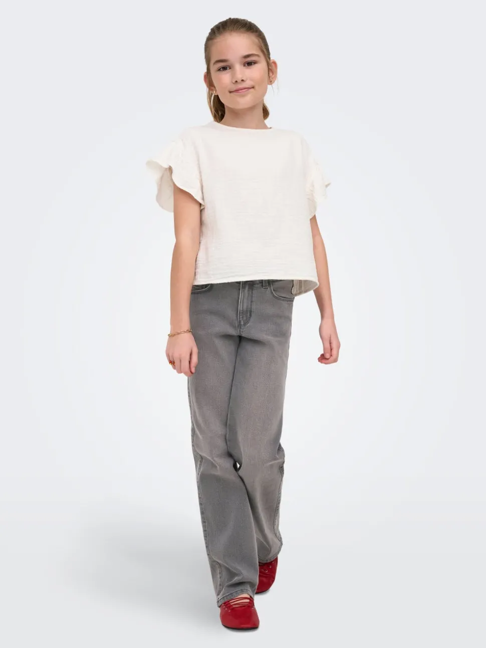 KOGBLAIR Middels høyt snitt Wide Leg Fit Jeans