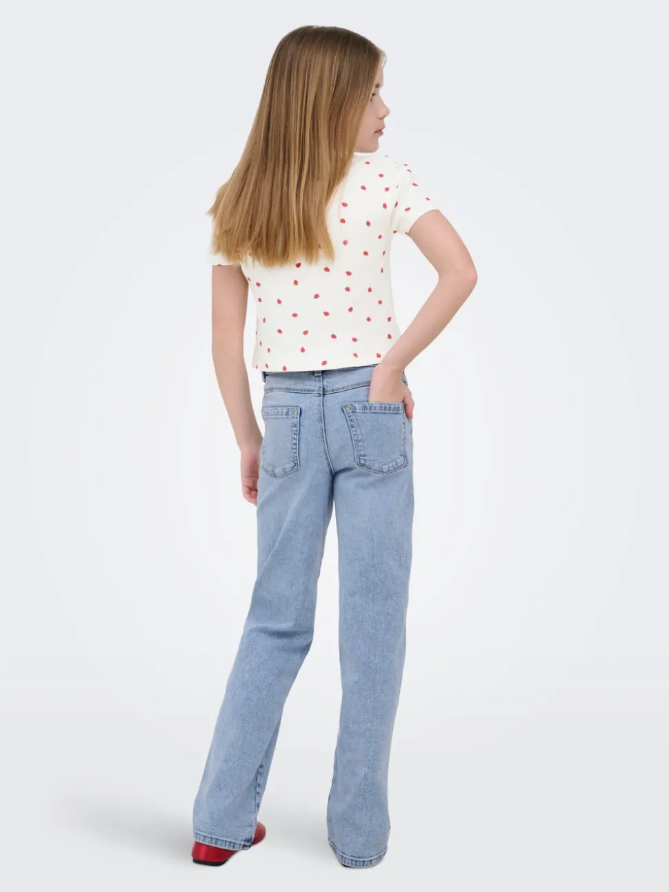 KOGBLAIR Middels høyt snitt Wide Leg Fit Jeans