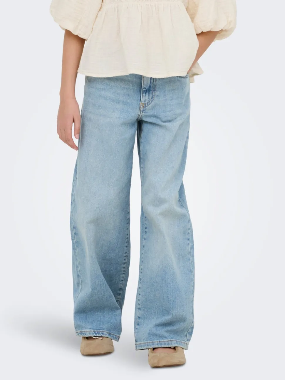 KOGBROOME Høy midje Wide Leg Fit Jeans