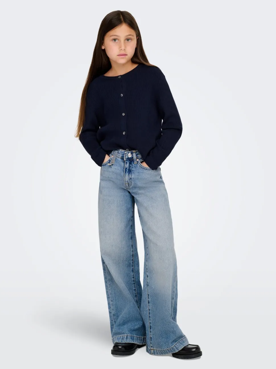 KOGBROOME Høy midje Wide Leg Fit Jeans