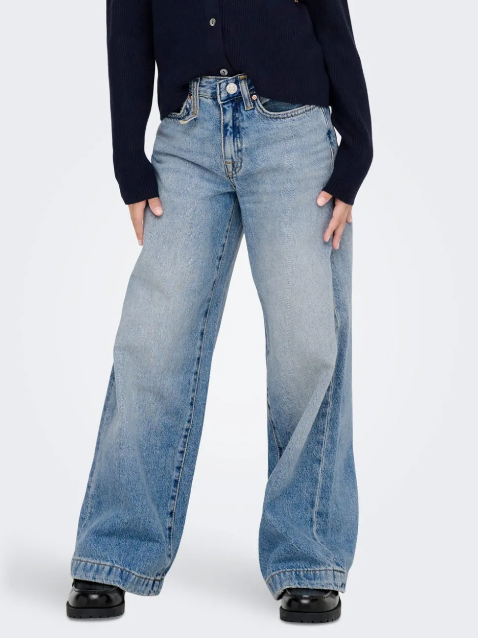 KOGBROOME Høy midje Wide Leg Fit Jeans