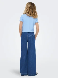 KOGDEIA Høy midje Wide Leg Fit Jeans