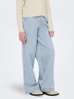 KOGDEIA Høy midje Wide Leg Fit Jeans