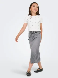 KOGGIANNA Denim Denimskjørt Midiskjørt