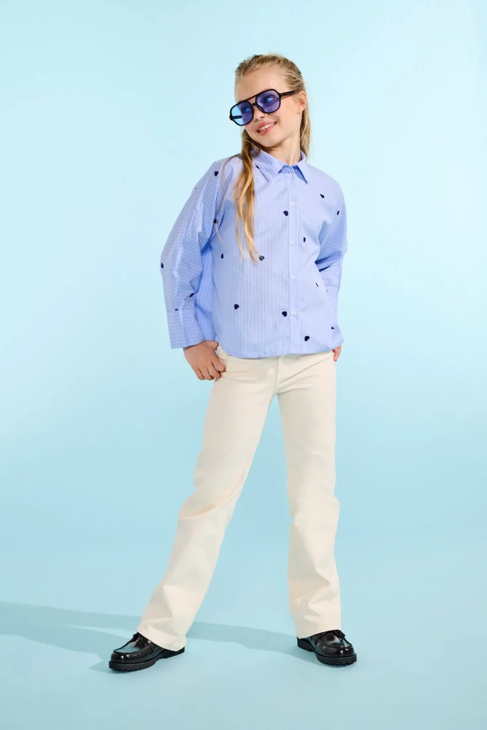 KOGJUICY Høy midje Wide Leg Fit Cropped Jeans