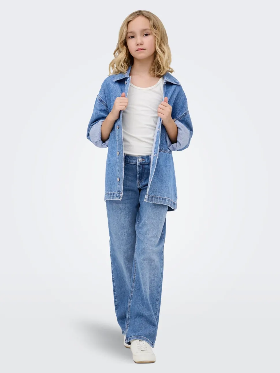 KOGJULLES Lav midje Straight Fit Jeans