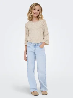 KOGJULLES Lav midje Straight Fit Jeans