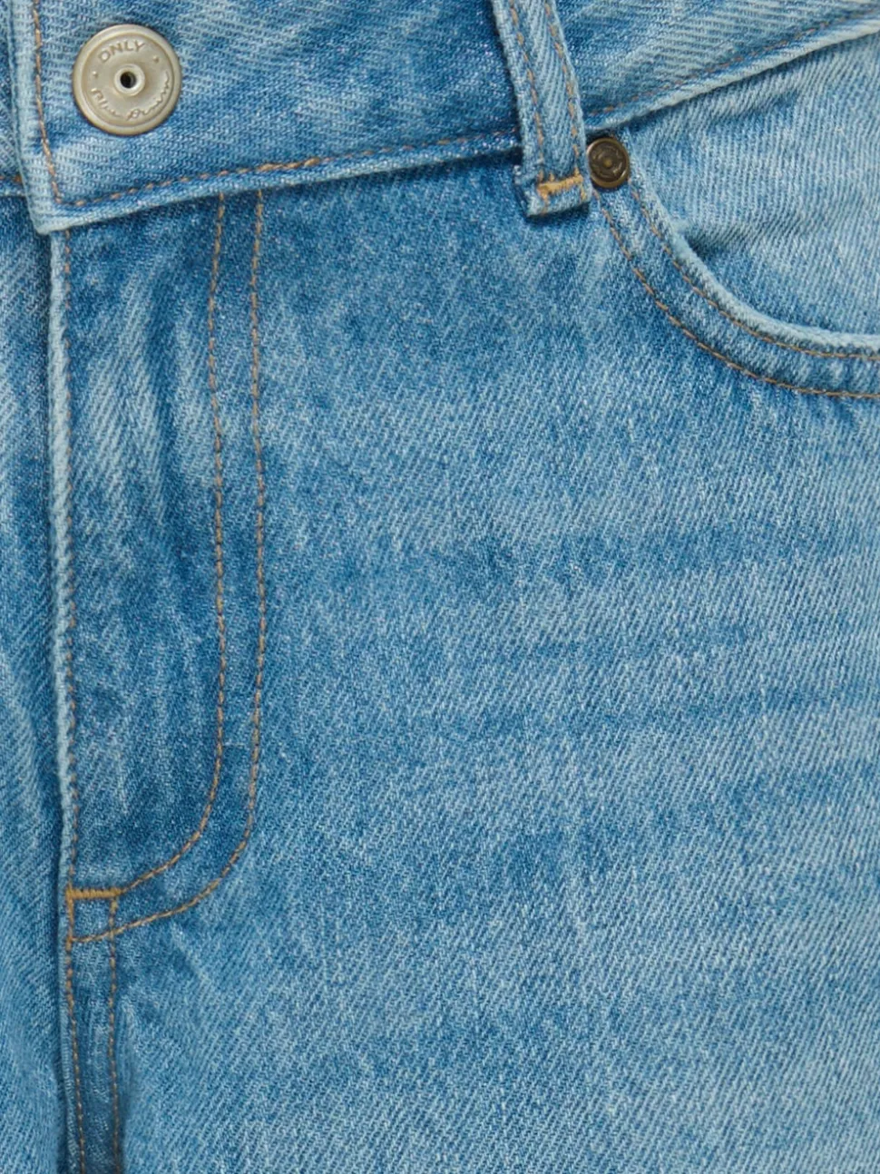 KOGLOPEZ Lav midje Wide Leg Fit Ankellengde Jeans