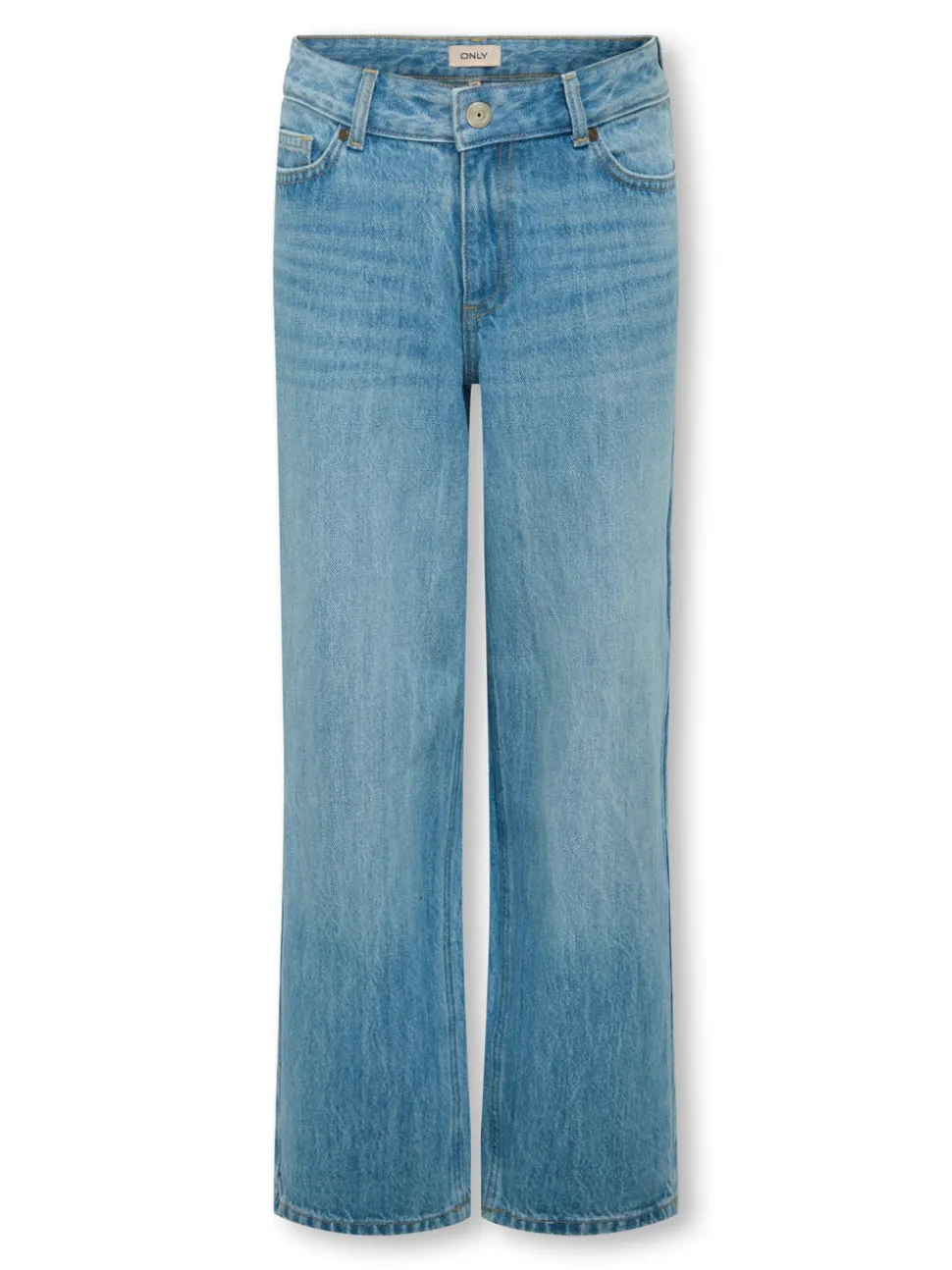 KOGLOPEZ Lav midje Wide Leg Fit Ankellengde Jeans