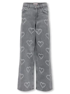 KOGLUMI Høy midje Wide Leg Fit Jeans